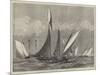 The Kriemhilda, with the Prince of Wales on Board, in Collision with the Shark at Cowes Regatta-null-Mounted Giclee Print
