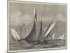 The Kriemhilda, with the Prince of Wales on Board, in Collision with the Shark at Cowes Regatta-null-Mounted Giclee Print