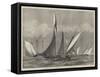 The Kriemhilda, with the Prince of Wales on Board, in Collision with the Shark at Cowes Regatta-null-Framed Stretched Canvas