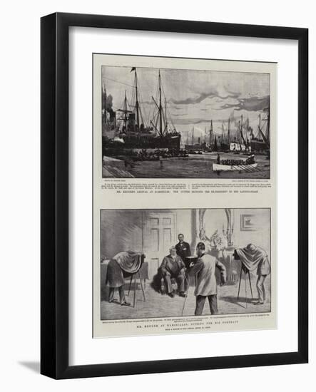 The Kruger's Arrival at Marseilles-Charles Edward Dixon-Framed Giclee Print