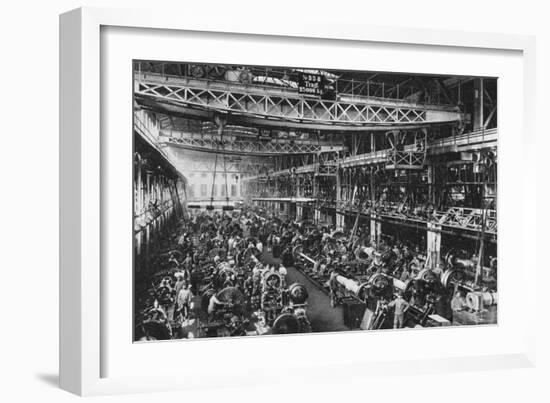 The Krupp Gun Factory Number 1, Essen, Germany, World War I, 1917-null-Framed Giclee Print