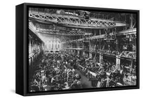 The Krupp Gun Factory Number 1, Essen, Germany, World War I, 1917-null-Framed Stretched Canvas