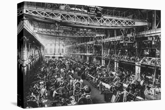 The Krupp Gun Factory Number 1, Essen, Germany, World War I, 1917-null-Stretched Canvas