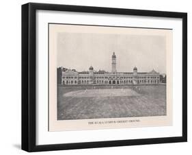 The Kuala Lumpur Cricket Ground, Malaya, 1912-null-Framed Giclee Print