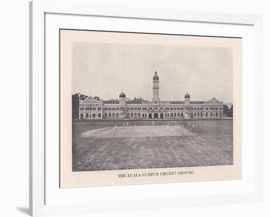 The Kuala Lumpur Cricket Ground, Malaya, 1912-null-Framed Giclee Print