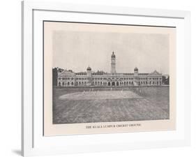 The Kuala Lumpur Cricket Ground, Malaya, 1912-null-Framed Giclee Print