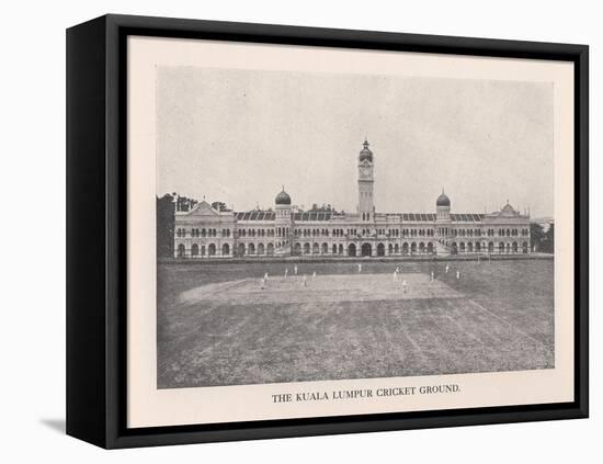 The Kuala Lumpur Cricket Ground, Malaya, 1912-null-Framed Stretched Canvas