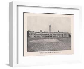 The Kuala Lumpur Cricket Ground, Malaya, 1912-null-Framed Giclee Print