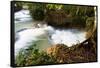 The Kuang Si Waterfalls Just Outside of Luang Prabang, Laos-Micah Wright-Framed Stretched Canvas