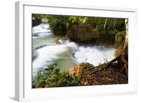 The Kuang Si Waterfalls Just Outside of Luang Prabang, Laos-Micah Wright-Framed Photographic Print