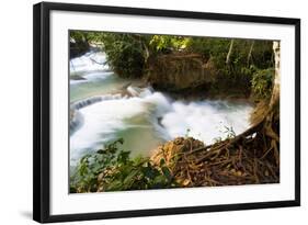 The Kuang Si Waterfalls Just Outside of Luang Prabang, Laos-Micah Wright-Framed Photographic Print