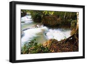 The Kuang Si Waterfalls Just Outside of Luang Prabang, Laos-Micah Wright-Framed Photographic Print