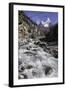 The Kumba Valley in Nepal with Ama Dablam in the Background, Himalayas, Nepal, Asia-John Woodworth-Framed Photographic Print