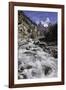 The Kumba Valley in Nepal with Ama Dablam in the Background, Himalayas, Nepal, Asia-John Woodworth-Framed Photographic Print