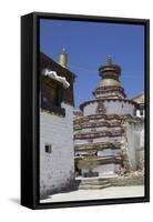 The Kumbum Chorten (Stupa) in the Palcho Monastery at Gyantse, Tibet, China, Asia-Simon Montgomery-Framed Stretched Canvas