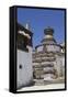 The Kumbum Chorten (Stupa) in the Palcho Monastery at Gyantse, Tibet, China, Asia-Simon Montgomery-Framed Stretched Canvas