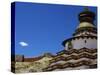The Kumbum Chorten (Stupa) in the Palcho Monastery at Gyantse, Tibet, China, Asia-Simon Montgomery-Stretched Canvas