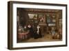 The Kunstkammer with a Married Couple and their Son, First Third of 17th C-Frans Francken the Younger-Framed Giclee Print