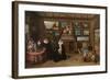 The Kunstkammer with a Married Couple and their Son, First Third of 17th C-Frans Francken the Younger-Framed Giclee Print