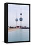 The Kuwait Towers, Kuwait City, Kuwait, Middle East-Gavin-Framed Stretched Canvas