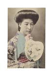 Maiko at the Spinning Wheel-The Kyoto Collection-Premium Giclee Print