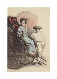 Woman with Mirrors-The Kyoto Collection-Premium Giclee Print