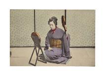 Portrait of Young Woman in Rickshaw-The Kyoto Collection-Premium Giclee Print