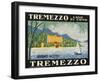 The Label for the Grand Hotel at Tremezzo on Lake Como-null-Framed Premium Giclee Print