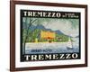 The Label for the Grand Hotel at Tremezzo on Lake Como-null-Framed Giclee Print
