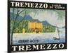 The Label for the Grand Hotel at Tremezzo on Lake Como-null-Mounted Giclee Print