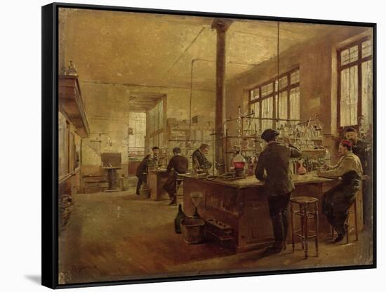 The Laboratory, 1887-Ferdinand Joseph Gueldry-Framed Stretched Canvas