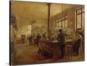 The Laboratory, 1887-Ferdinand Joseph Gueldry-Stretched Canvas