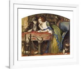 The Laboratory-Dante Gabriel Rossetti-Framed Premium Giclee Print