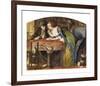 The Laboratory-Dante Gabriel Rossetti-Framed Premium Giclee Print