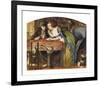 The Laboratory-Dante Gabriel Rossetti-Framed Premium Giclee Print