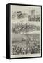 The Labour and Shipping Strike at Melbourne-null-Framed Stretched Canvas