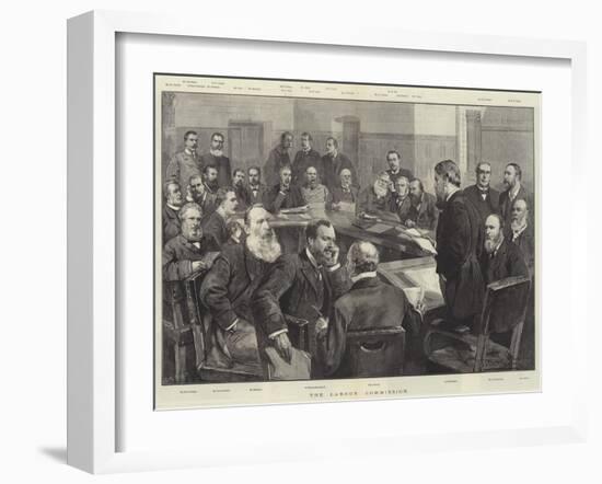 The Labour Commission-Thomas Walter Wilson-Framed Giclee Print