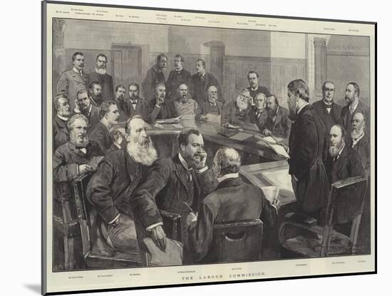 The Labour Commission-Thomas Walter Wilson-Mounted Giclee Print