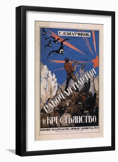 The Labour Party and the Class of Farmers-Ivan Fyodorovich Kolesnikov-Framed Giclee Print