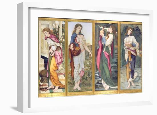 The Labours of Psyche, 1873-John Roddam Spencer Stanhope-Framed Giclee Print