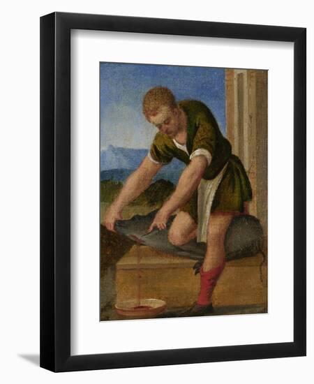 The Labours of the Months: December, C. 1580-null-Framed Giclee Print