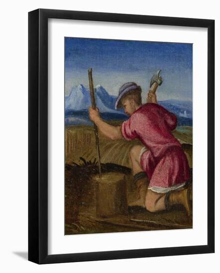 The Labours of the Months: February, C. 1580-null-Framed Giclee Print