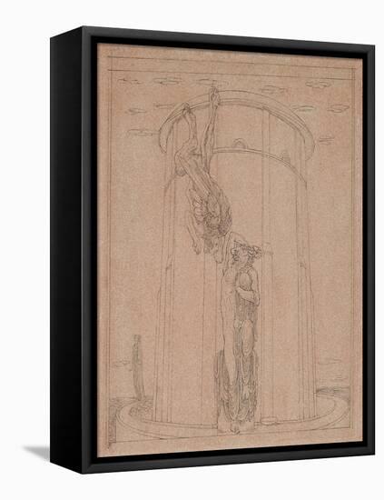 The Labyrinth in Which the Twiformed Bull Was Stalled-Charles Ricketts-Framed Stretched Canvas