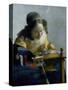 The Lace Maker, C1664-Johannes Vermeer-Stretched Canvas