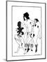 The Lacedaemonian Ambasadors, Illustration from Lysistrata by Aristophanes 1896-Aubrey Beardsley-Mounted Premium Giclee Print