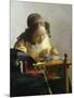 The Lacemaker, 1669-70-Johannes Vermeer-Mounted Giclee Print