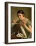 The Lacemaker, 1823-Vasili Andreevich Tropinin-Framed Giclee Print