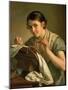 The Lacemaker, 1823-Vasili Andreevich Tropinin-Mounted Giclee Print