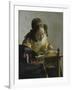 The Lacemaker, about 1665-Johannes Vermeer-Framed Giclee Print