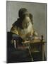 The Lacemaker, about 1665-Johannes Vermeer-Mounted Giclee Print